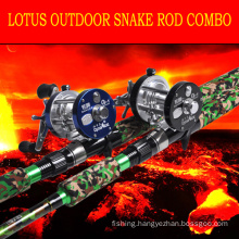 Superstrong Snake Rod Combo Overhead Reel